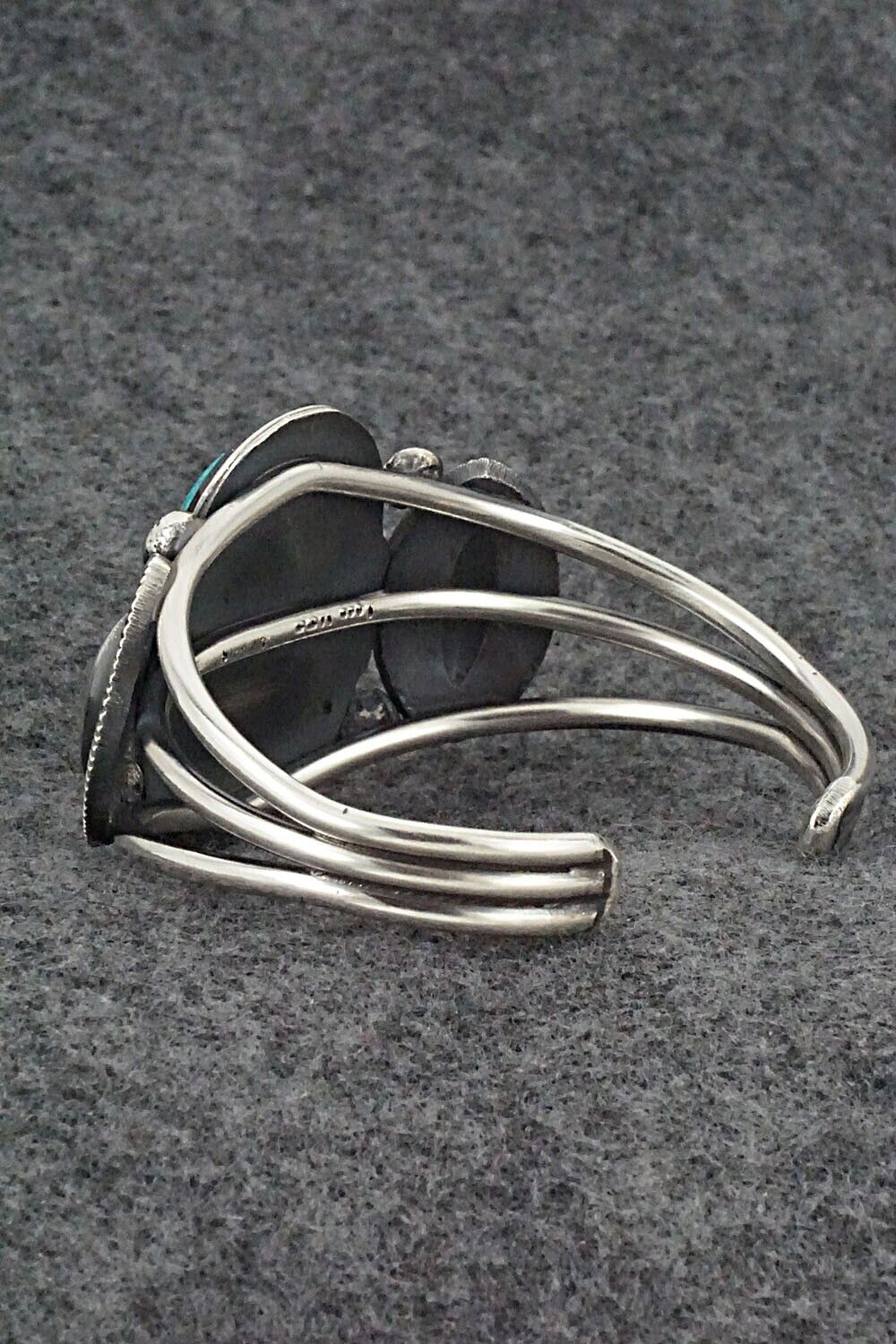 Turquoise & Sterling Silver Bracelet - Leon Martinez