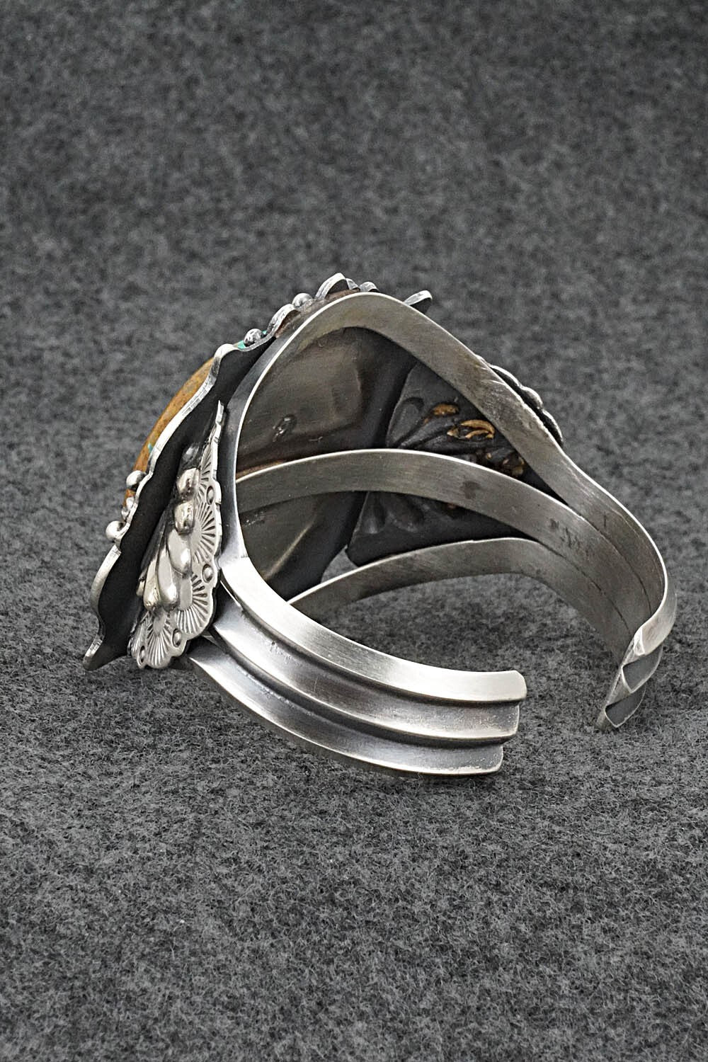 Turquoise & Sterling Silver Bracelet - Raymond Delgarito