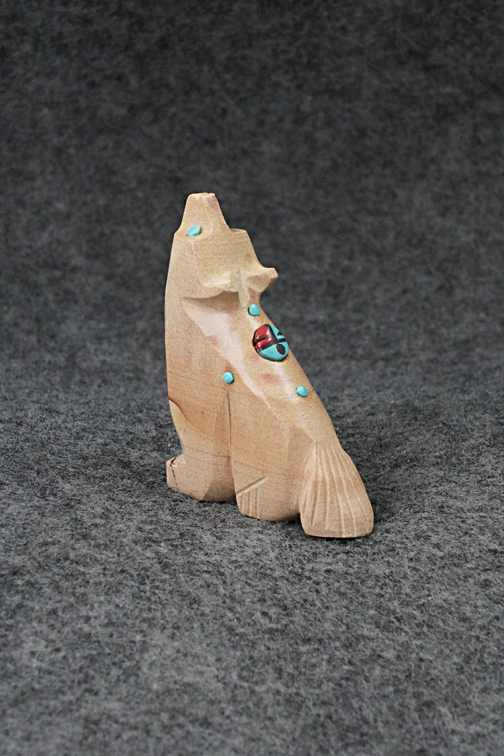 Wolf Zuni Fetish Carving - Dannette Laate