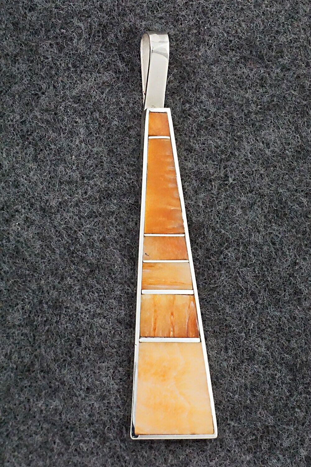 Spiny Oyster & Sterling Silver Pendant - Harold Smith