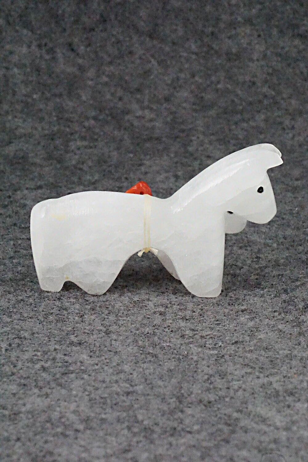 Horse and Foal Zuni Fetish Carving - Cheryl Beyuka