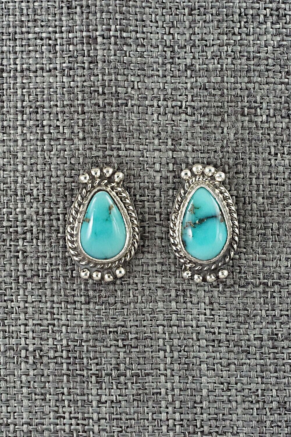 Turquoise & Sterling Silver Earrings - Jan Mariano