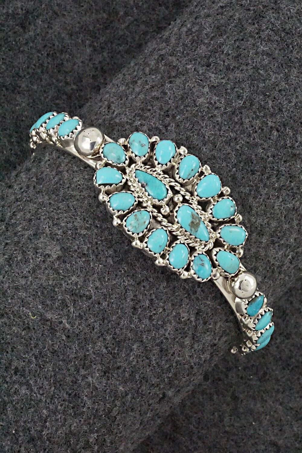 Turquoise & Sterling Silver Bracelet - Eric Wilson