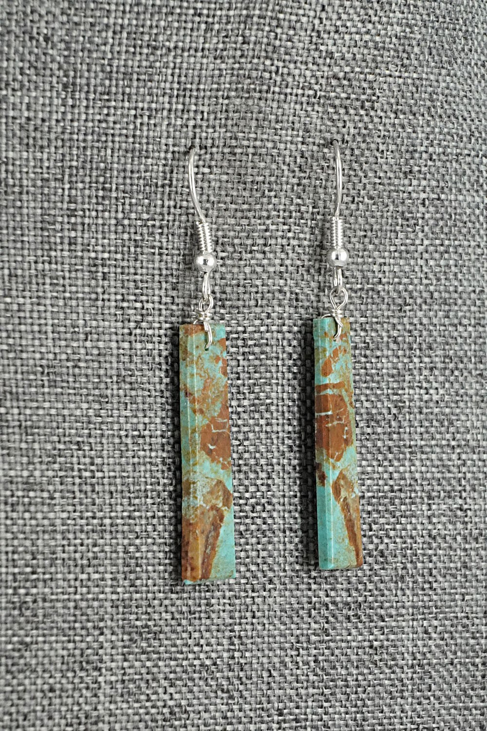 Turquoise & Sterling Silver Earrings - Tammy Nolcot