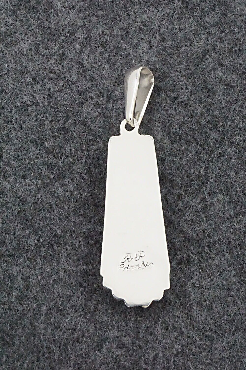 Multi Stone & Sterling Silver Pendant - Patty Edaakie