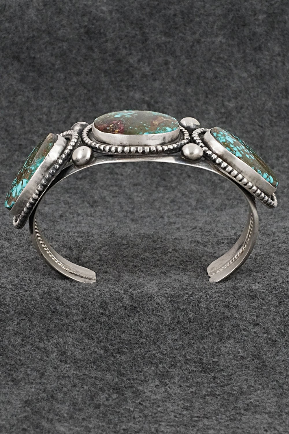 Turquoise & Sterling Silver Bracelet - Bobby Johnson