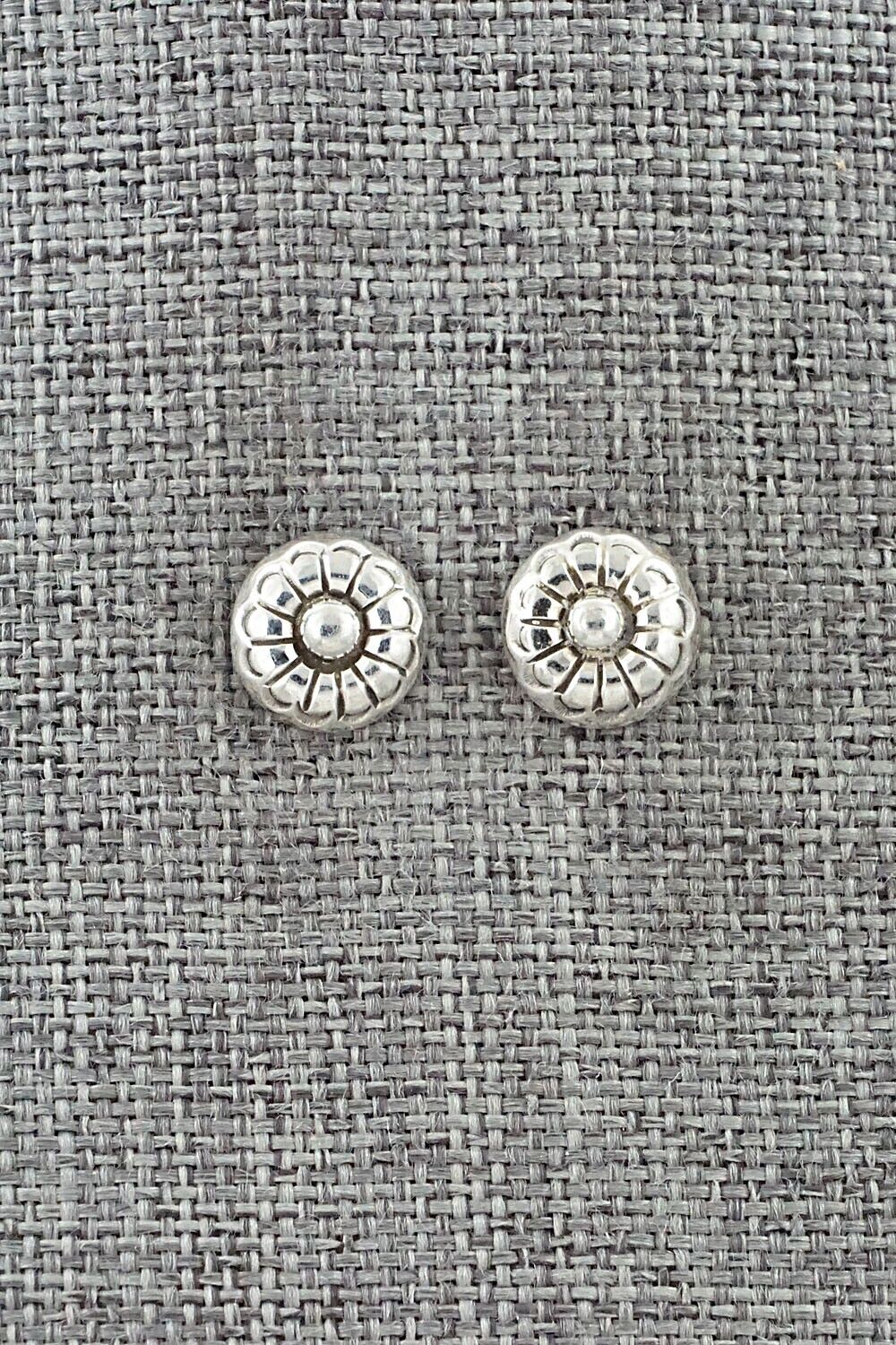Sterling Silver Earrings - Marie Yazzie