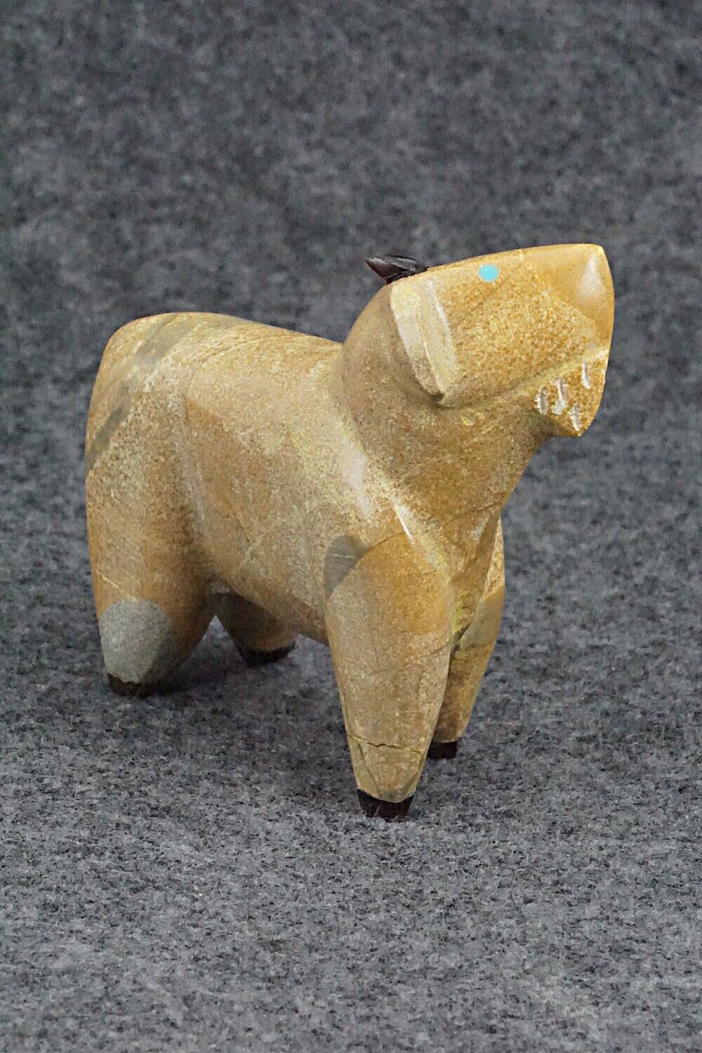 Goat Zuni Fetish Carving - Enrike Leekya