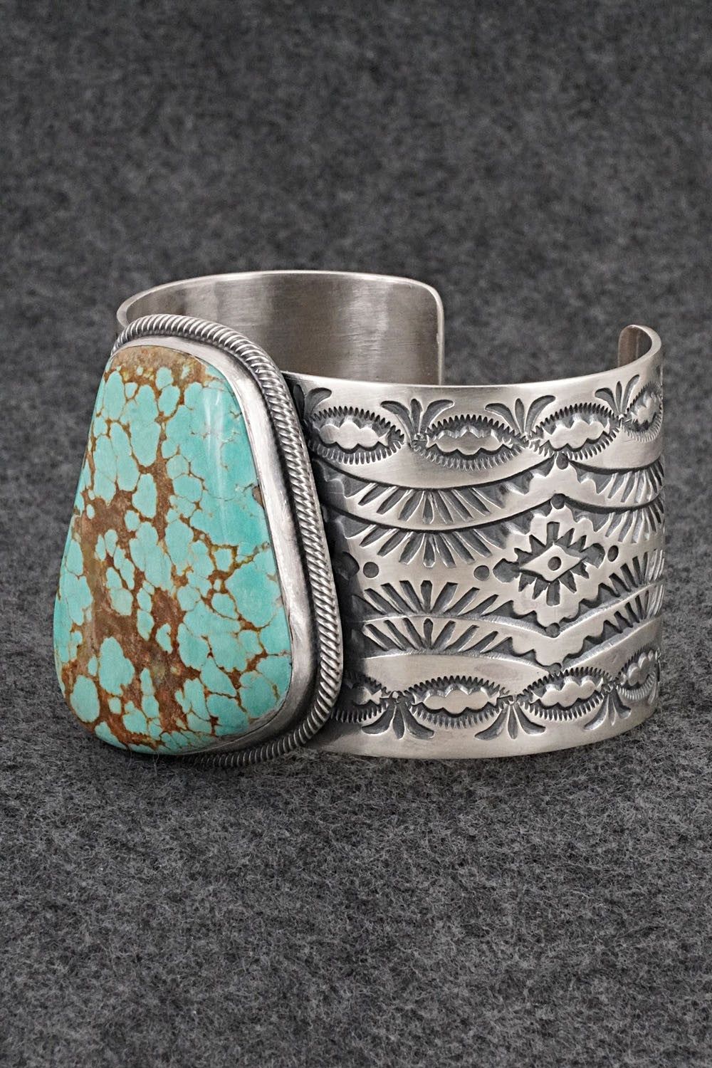 Turquoise & Sterling Silver Bracelet - Mark Yazzie