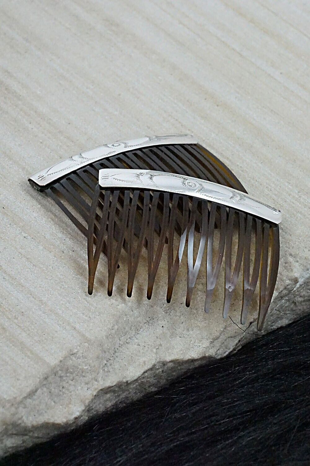 Sterling Silver Hair Combs - Randall Dalgai