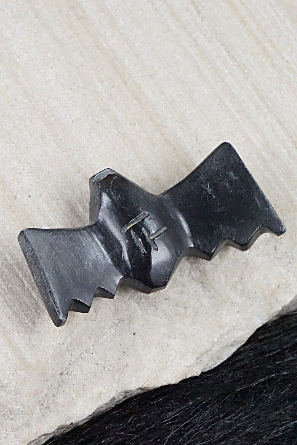 Bat Zuni Fetish Carving - Tim Lementino