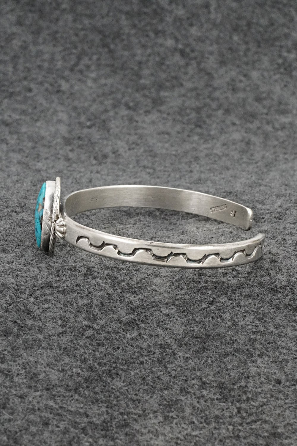 Turquoise & Sterling Silver Bracelet - Samuel Yellowhair