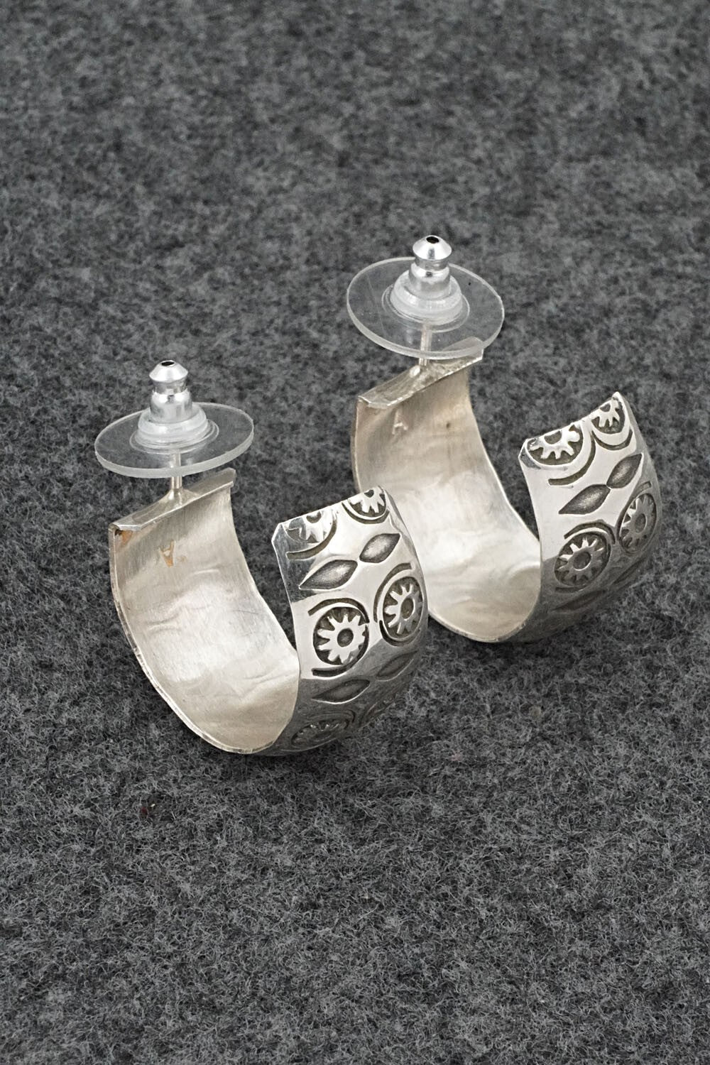 Sterling Silver Hoop Earrings - Nora Ashley