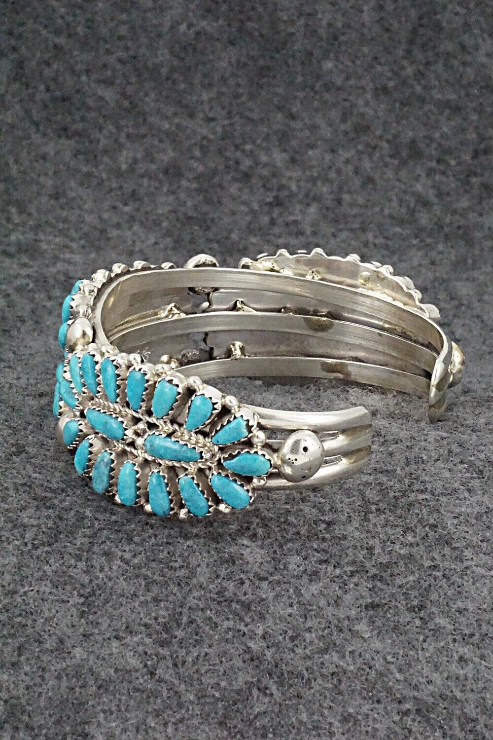 Turquoise & Sterling Silver Bracelet - Jaz Wilson
