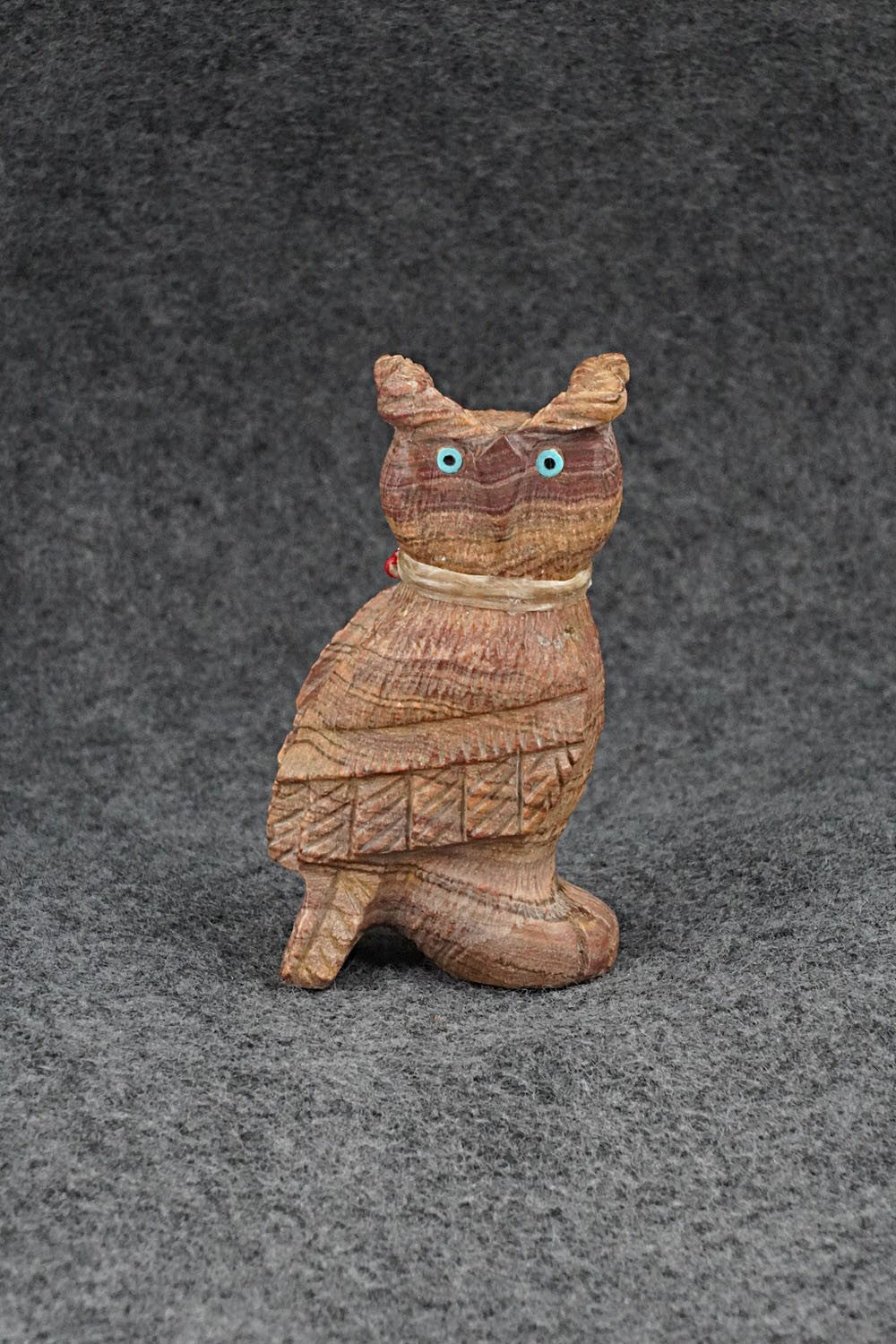 Owl Zuni Fetish Carving - Douglas Martza