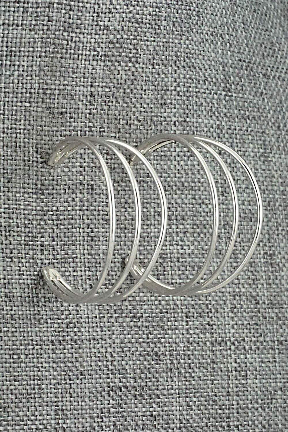 Sterling Silver Hoop Earrings - Ben Tahe