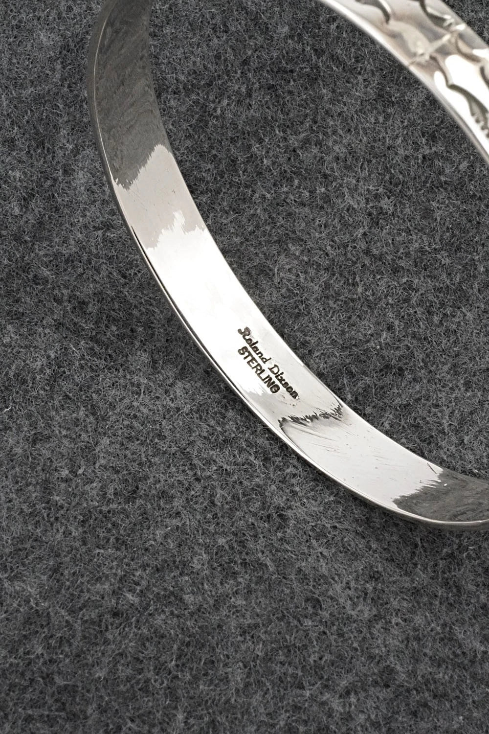 Sterling Silver Bangle Bracelet - Roland Dixson