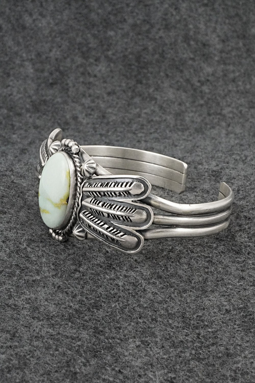 Variscite & Sterling Silver Bracelet - Daniel Benally