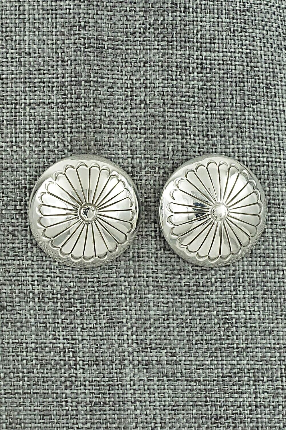 Sterling Silver Earrings - Marie Yazzie