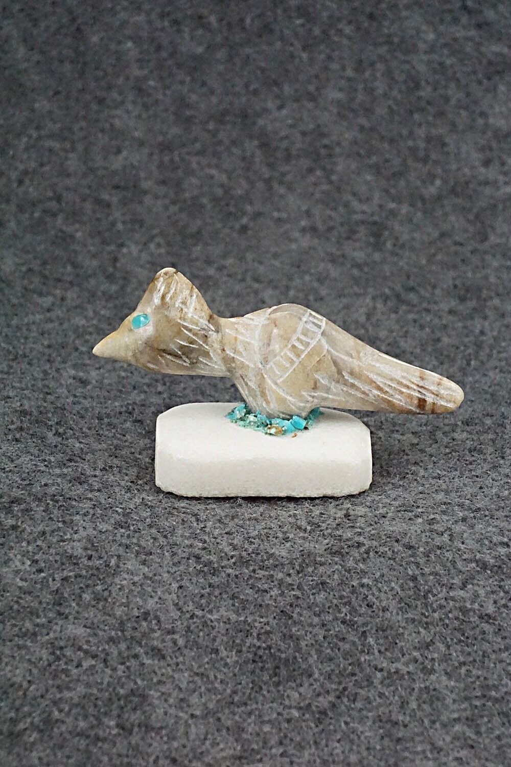 Roadrunner Zuni Fetish Carving - Daniel Chattin