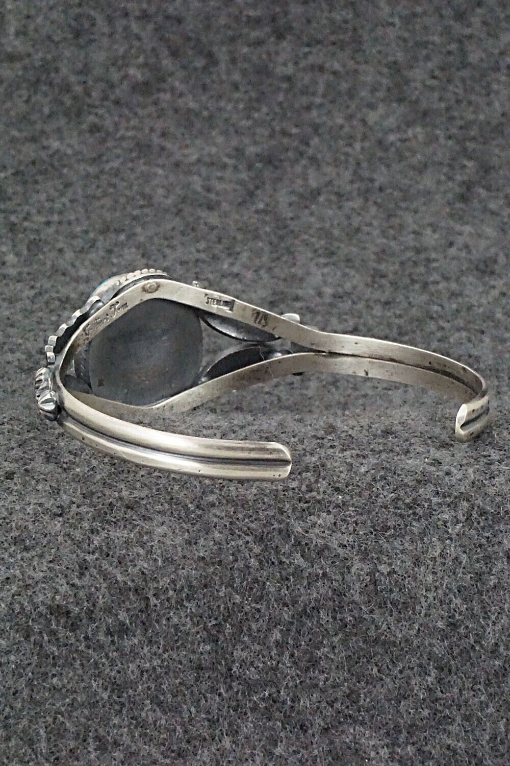 Turquoise & Sterling Silver Bracelet - Gilbert Tom