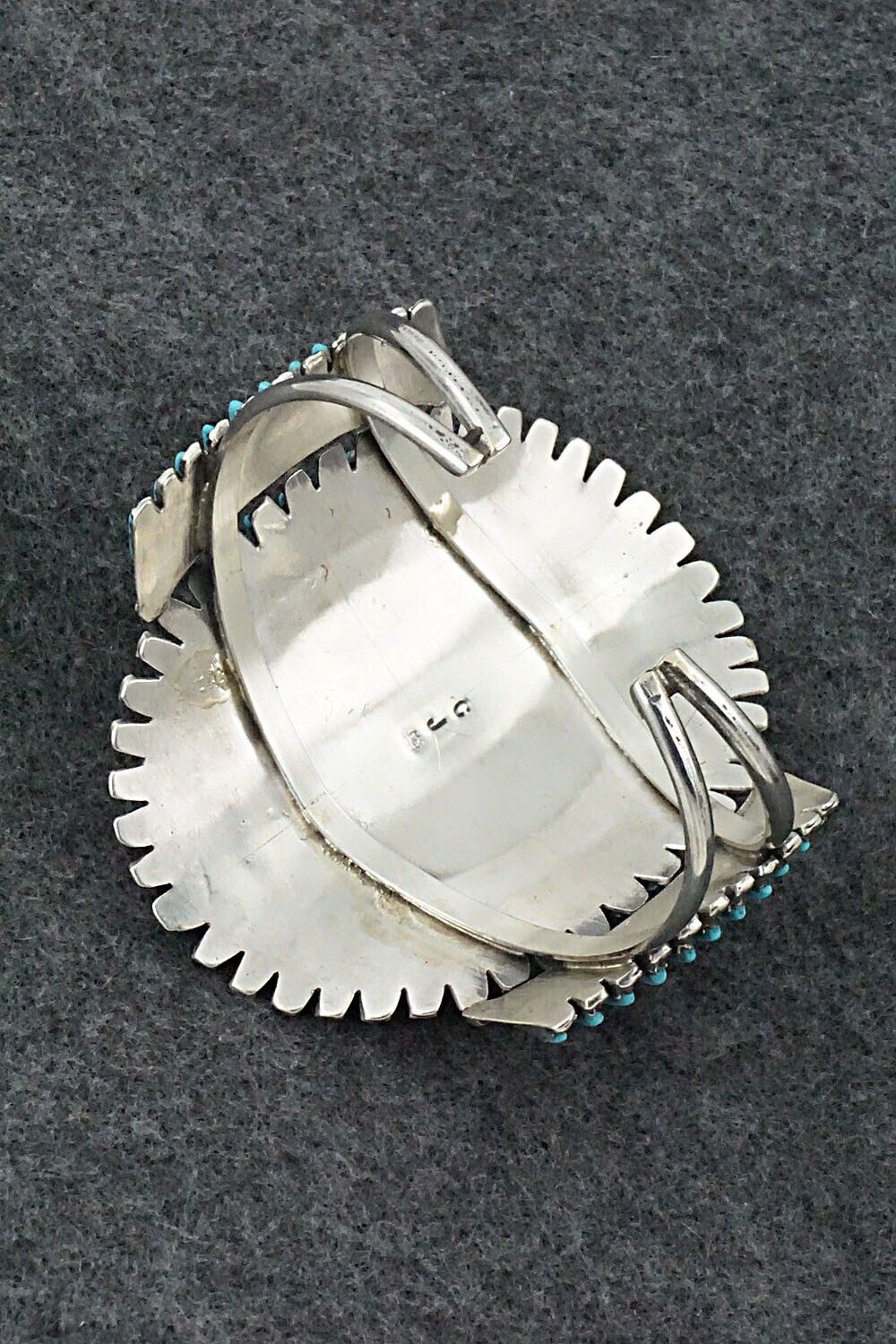 Turquoise & Sterling Silver Bracelet - Charlie John