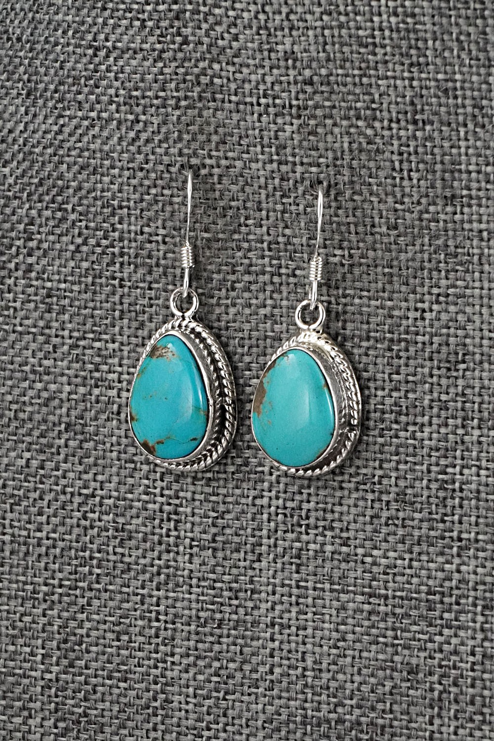 Turquoise & Sterling Silver Earrings - Sharon McCarthy