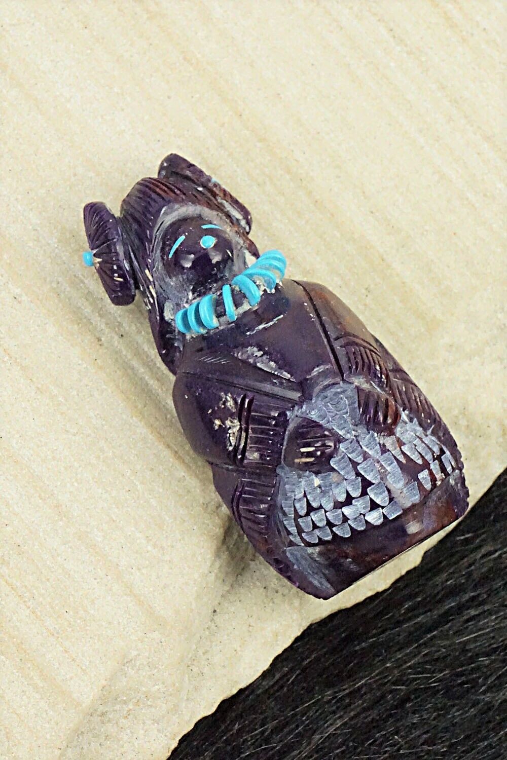 Corn Maiden Zuni Fetish Carving - Claudia Peina