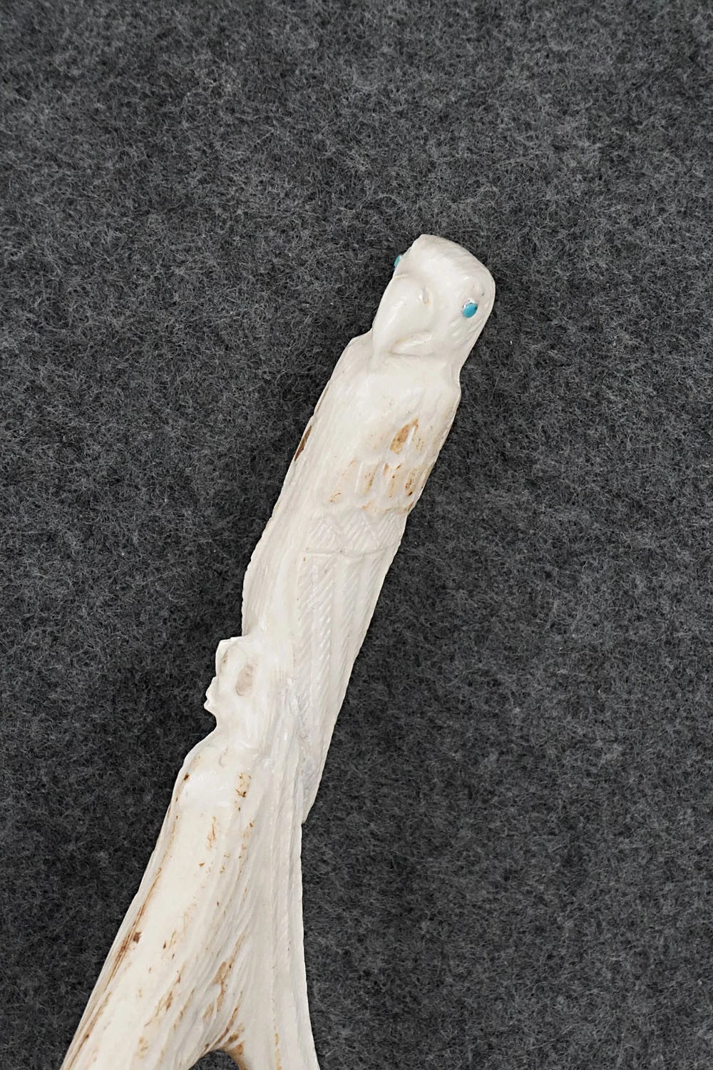 Eagle Zuni Fetish Carving - Derrick Kammasee