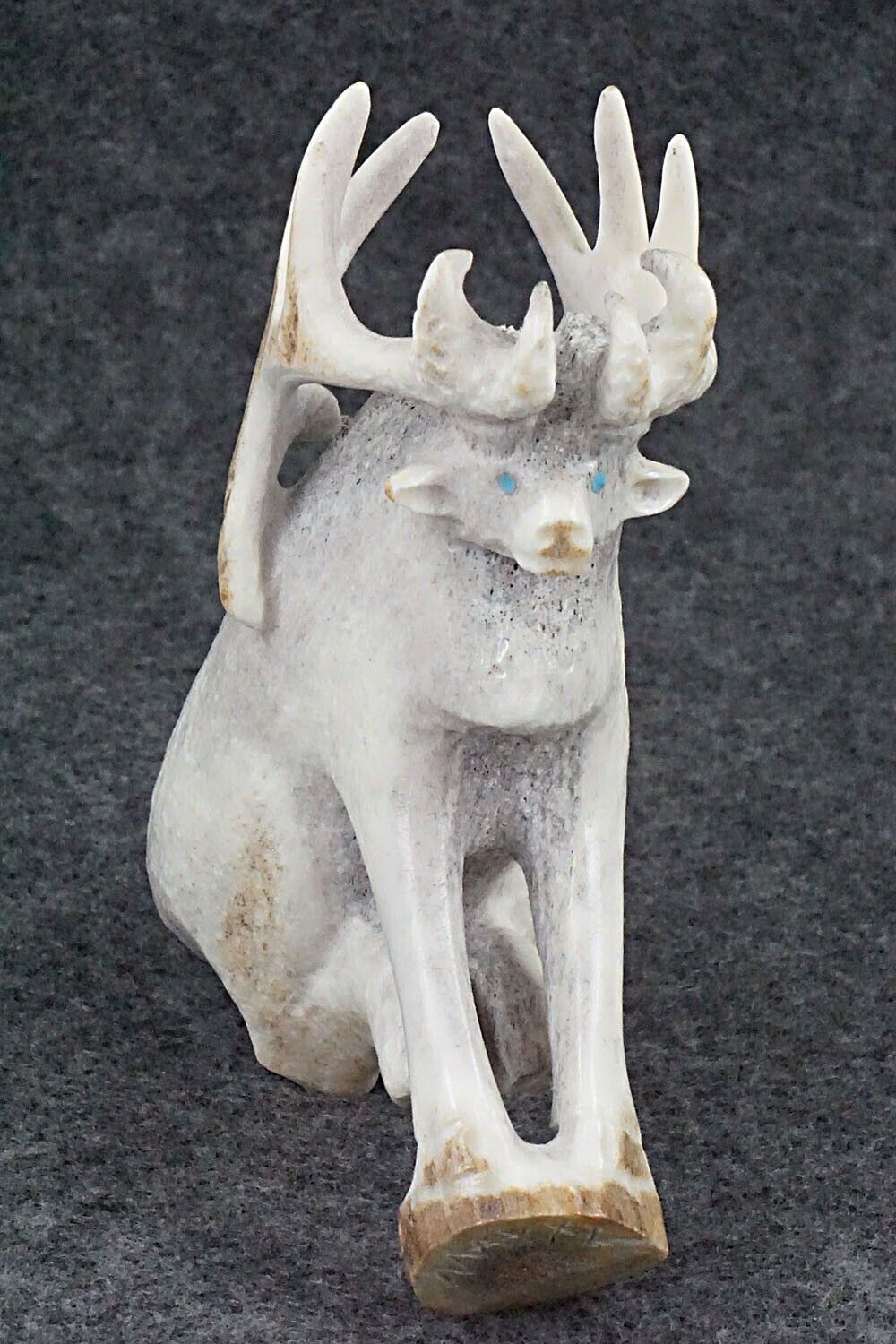 Elk Zuni Fetish Carving - Maxx Laate
