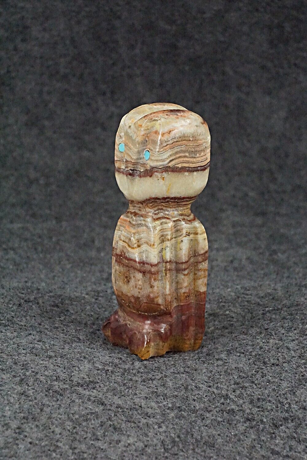 Owl Zuni Fetish Carving - James Panteah