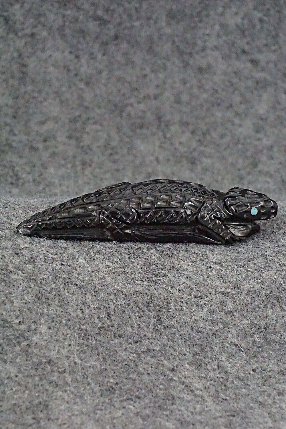Horned Toad Zuni Fetish Carving - Jensen Charlie