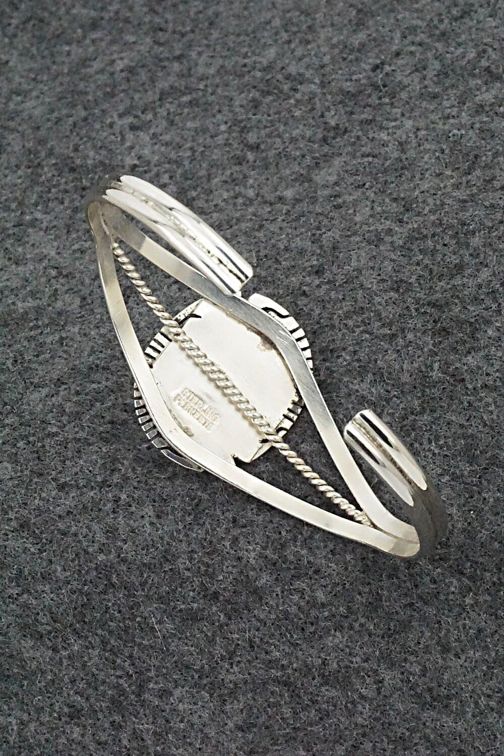 Turquoise & Sterling Silver Bracelet - Peggy Skeets