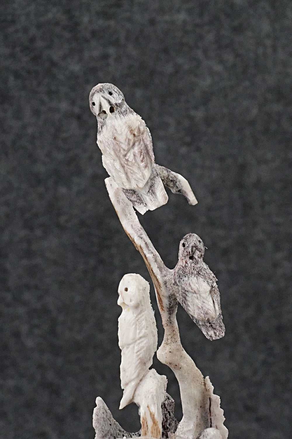 Owls Zuni Fetish Carving - Ruben Najera