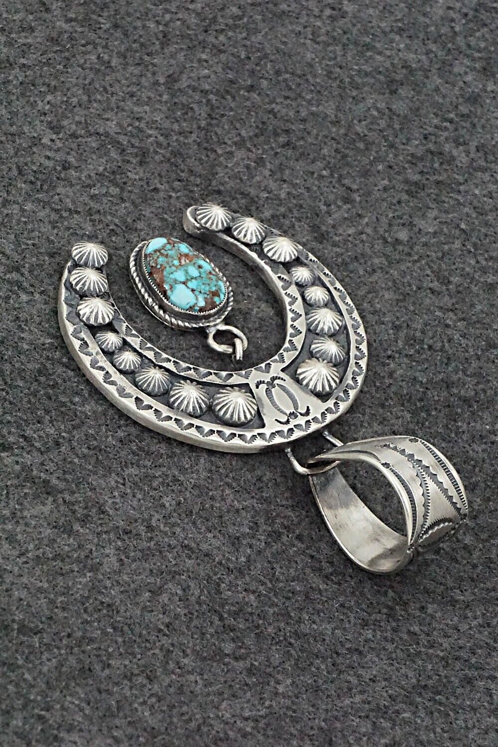 Turquoise & Sterling Silver Pendant - Dexter Martinez