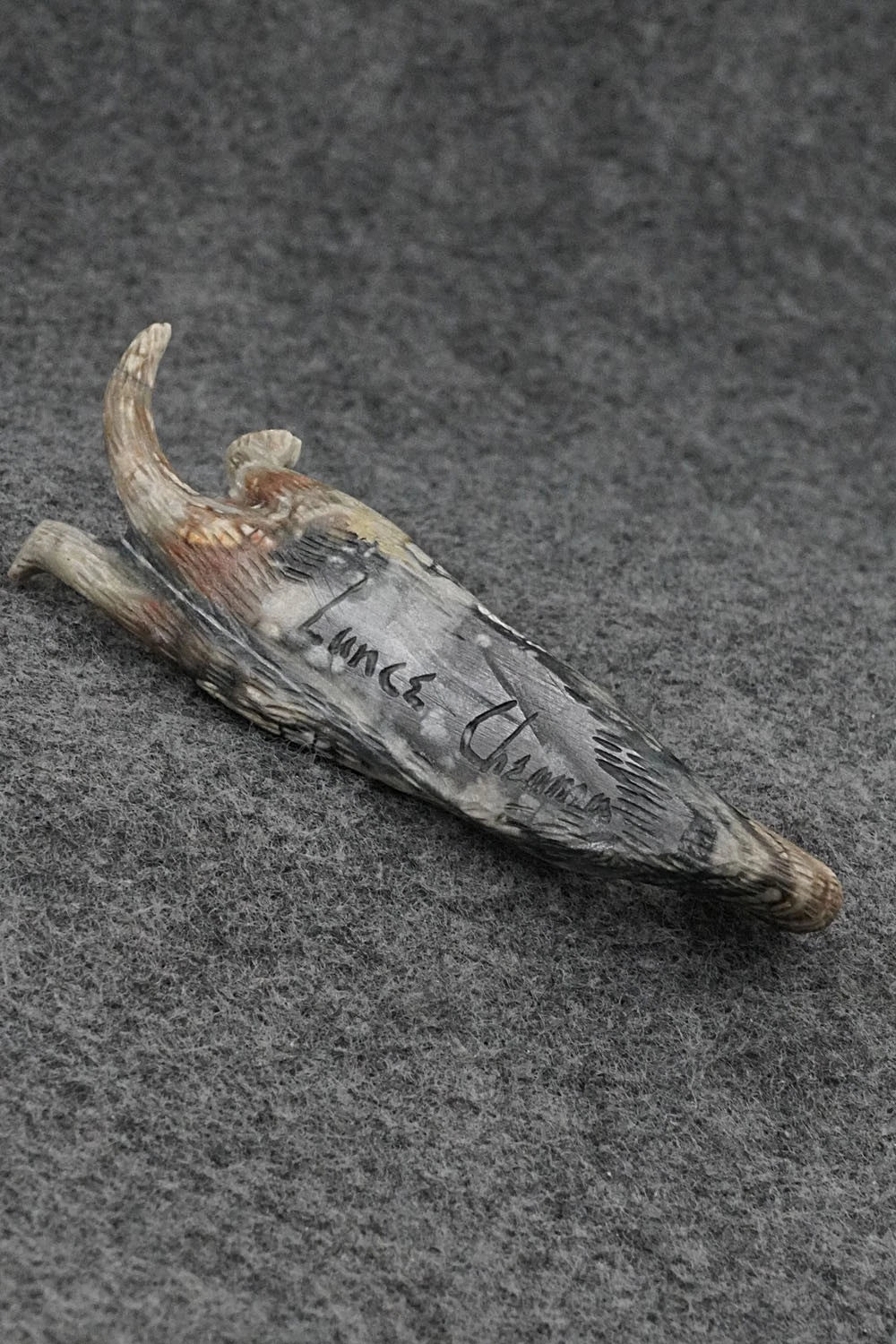 Otter Zuni Fetish Carving - Lance Cheama