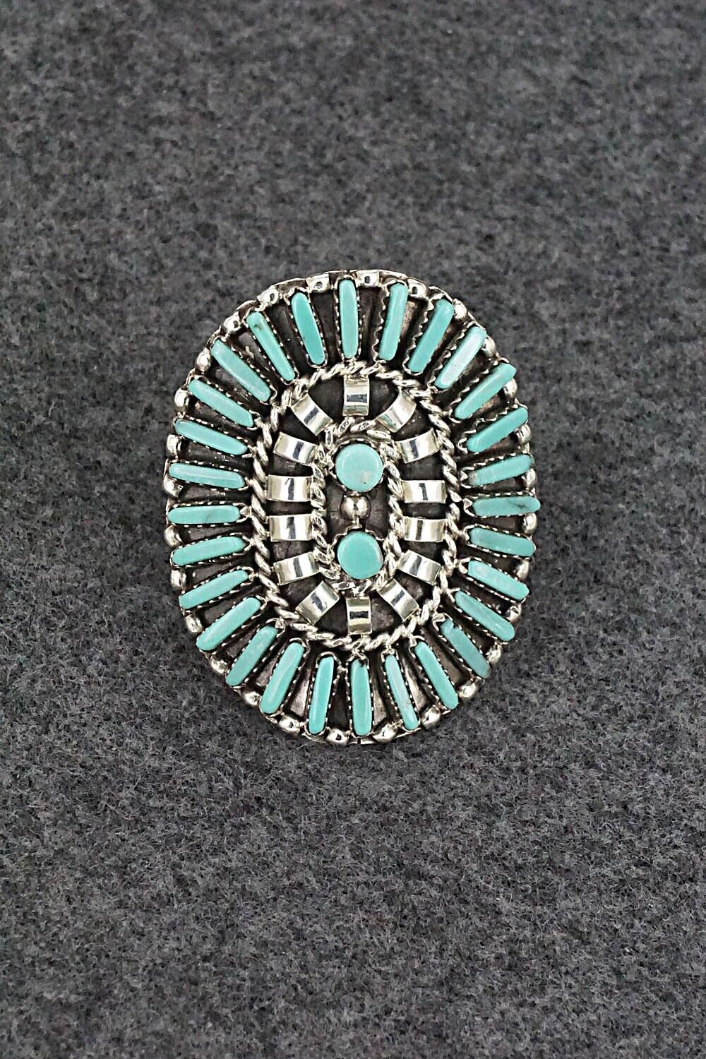 Turquoise & Sterling Silver Necklace Set - Geraldine Faber