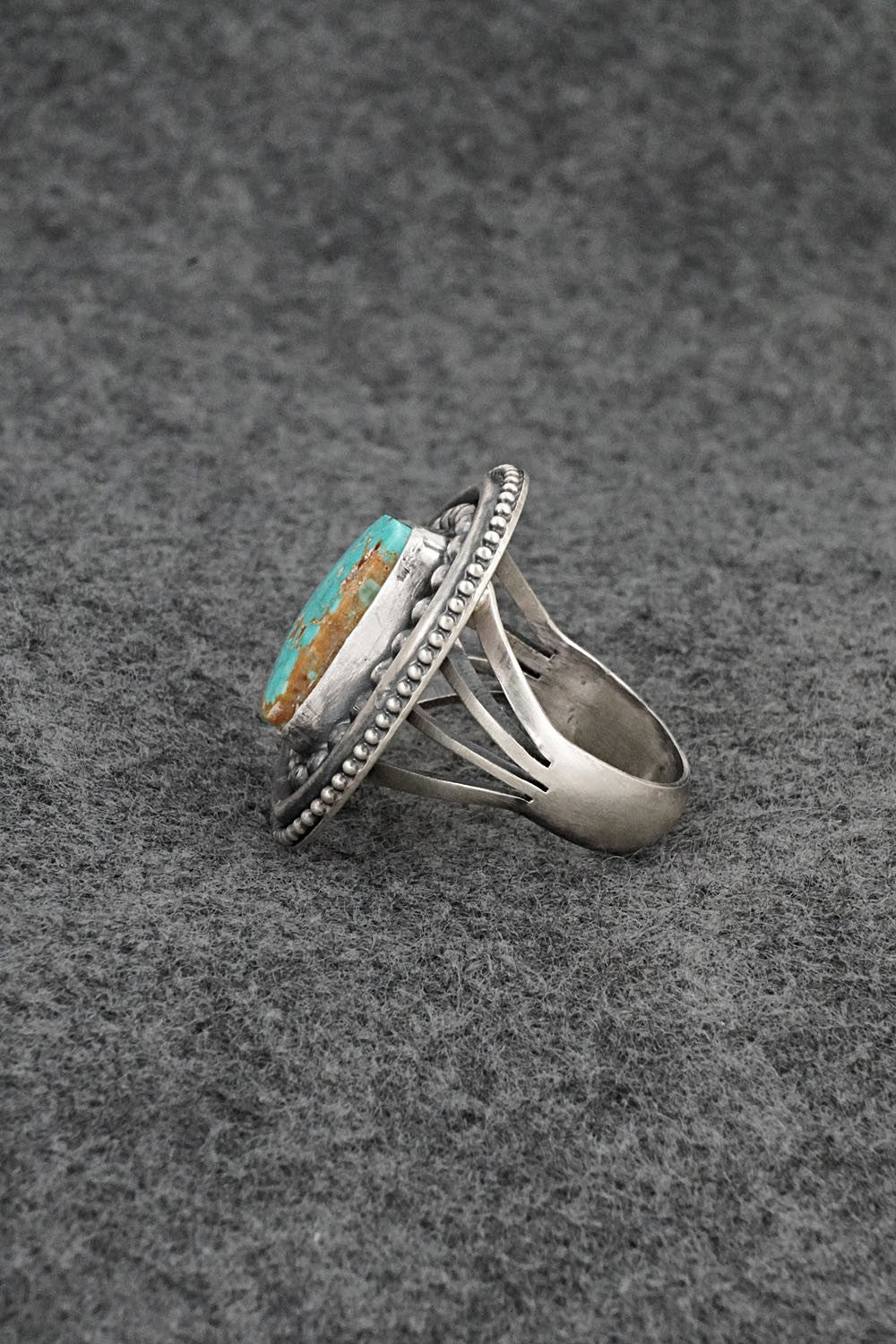 Turquoise & Sterling Silver Ring - Marita Benally - Size 8