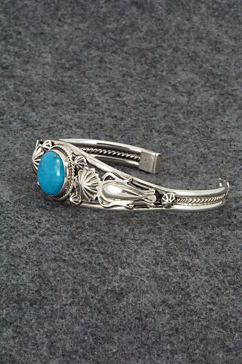 Turquoise & Sterling Silver Bracelet - Raymond Delgarito