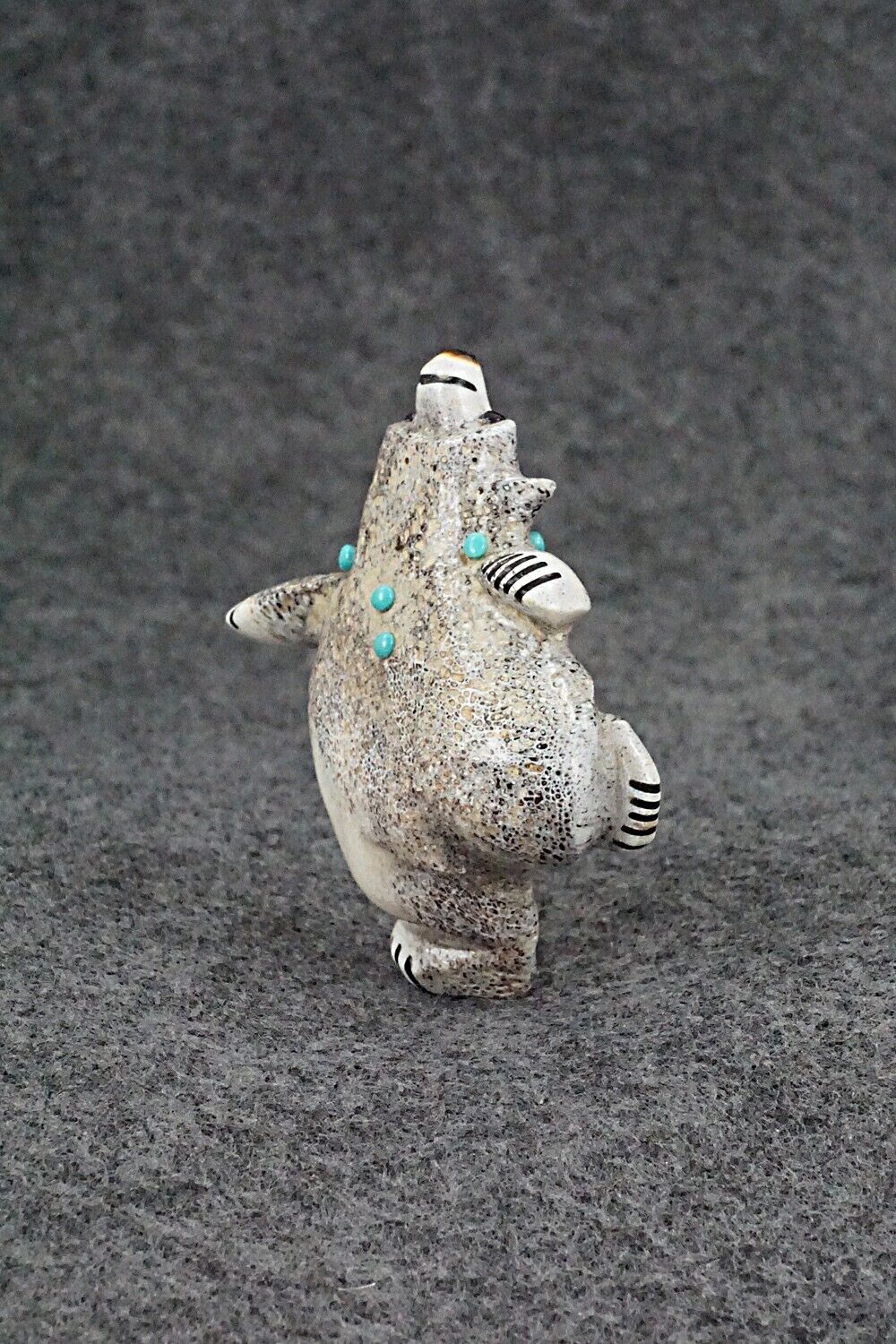 Dancing Bear Zuni Fetish Carving - Claudia Peina