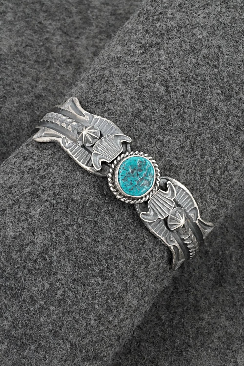 Turquoise & Sterling Silver Bracelet - Kevin Billah