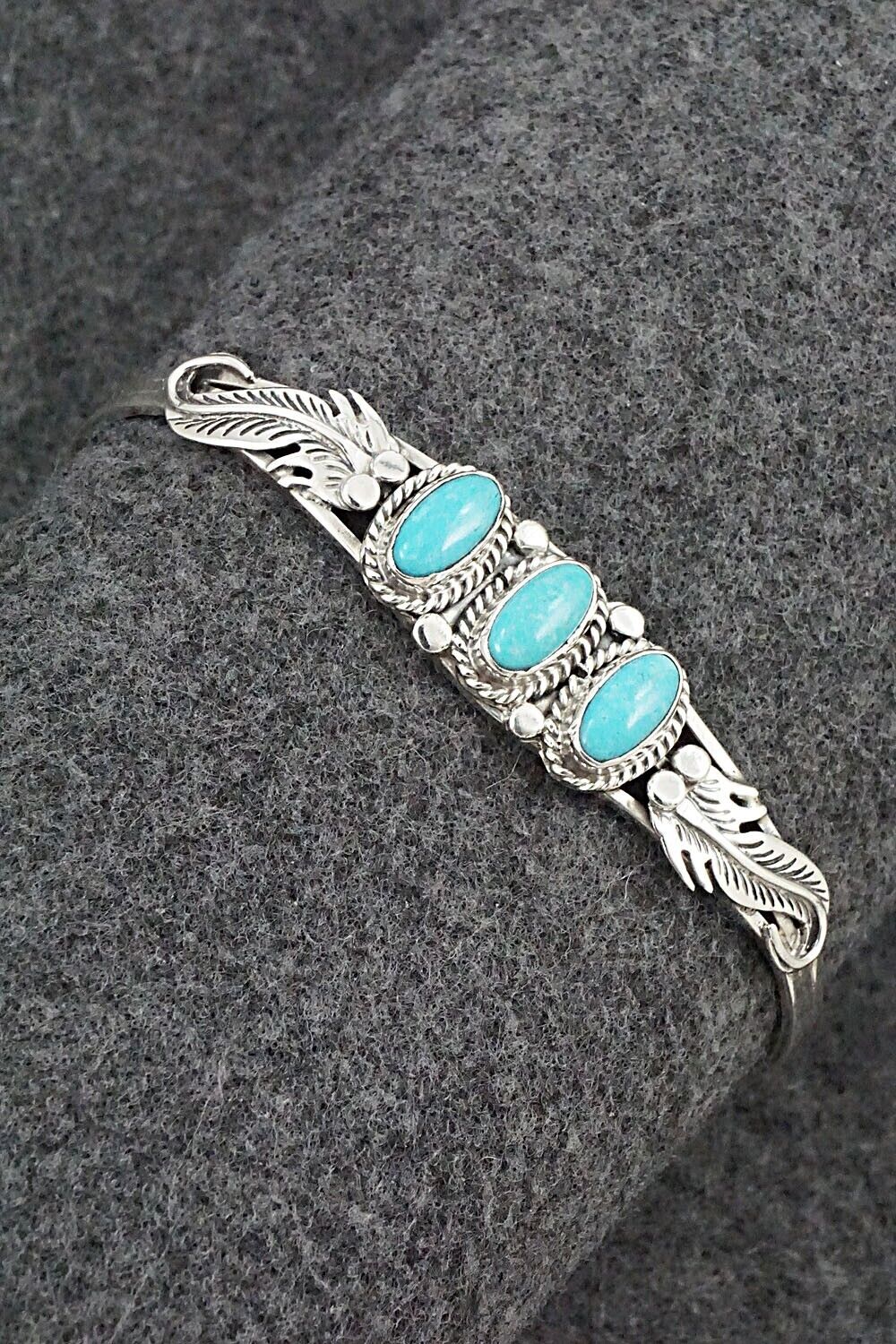Turquoise & Sterling Silver Bracelet - Andrew Vandever