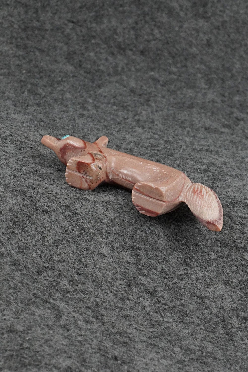 Wolf Zuni Fetish Carving - Ronnie Lunasee
