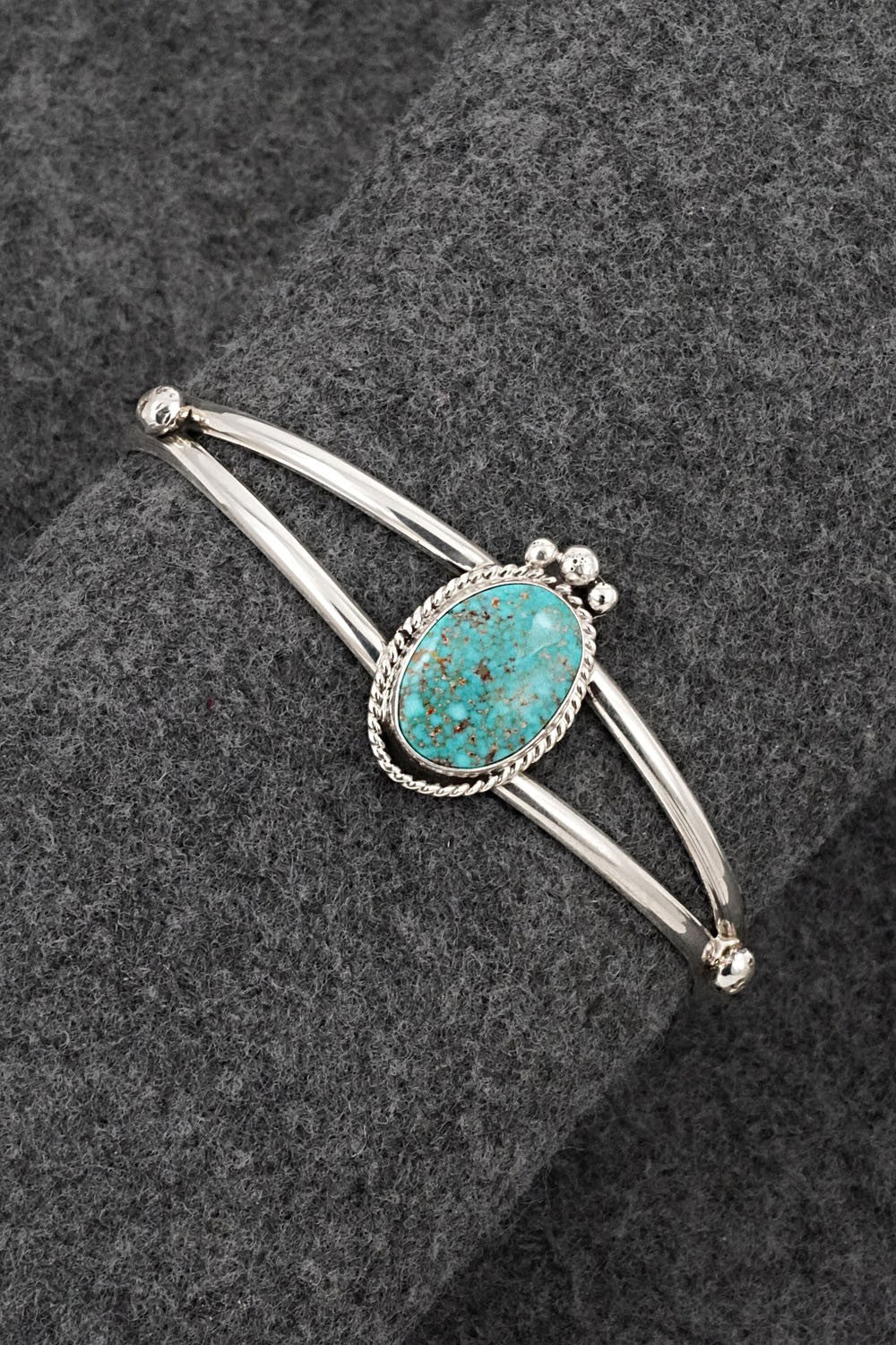 Turquoise & Sterling Silver Bracelet - Rena Begay