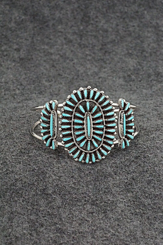 Turquoise & Sterling Silver Bracelet - Judy Wallace