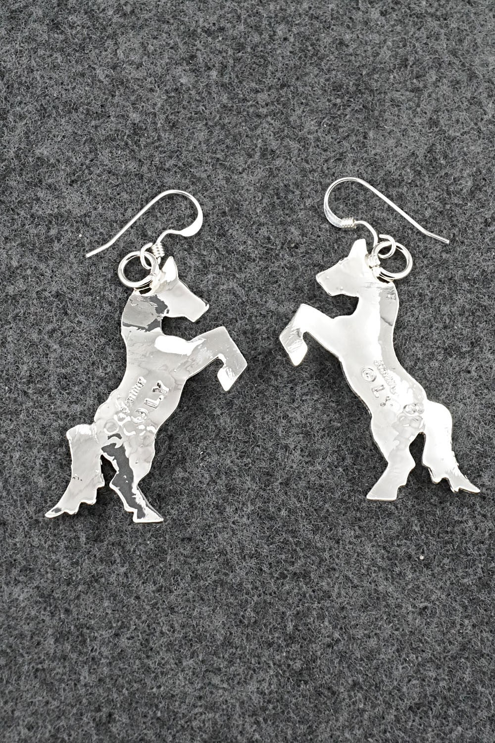 Turquoise & Sterling Silver Earrings - Louise Yazzie