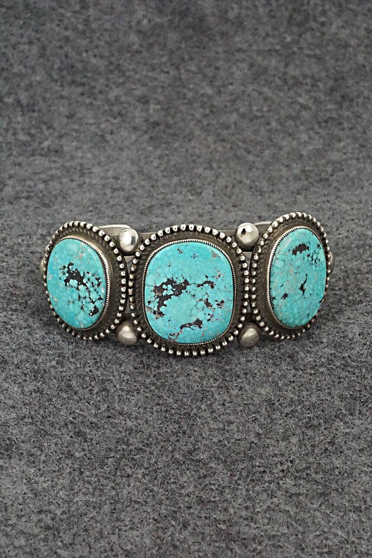 Turquoise & Sterling Silver Bracelet - Calvin Martinez