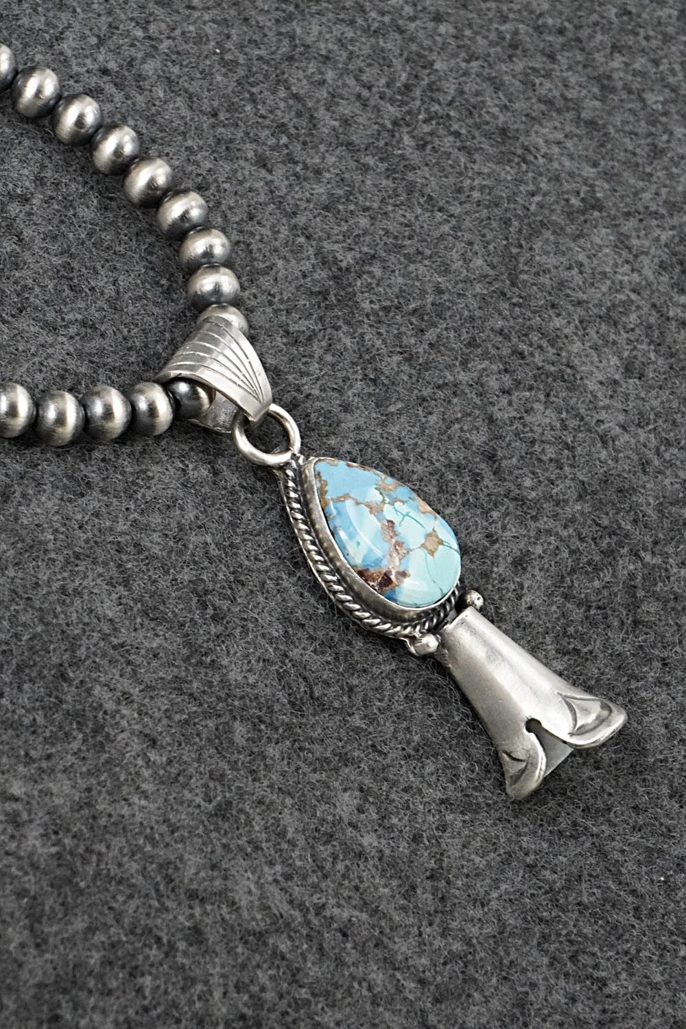 Turquoise & Sterling Silver Necklace - Sharon McCarthy