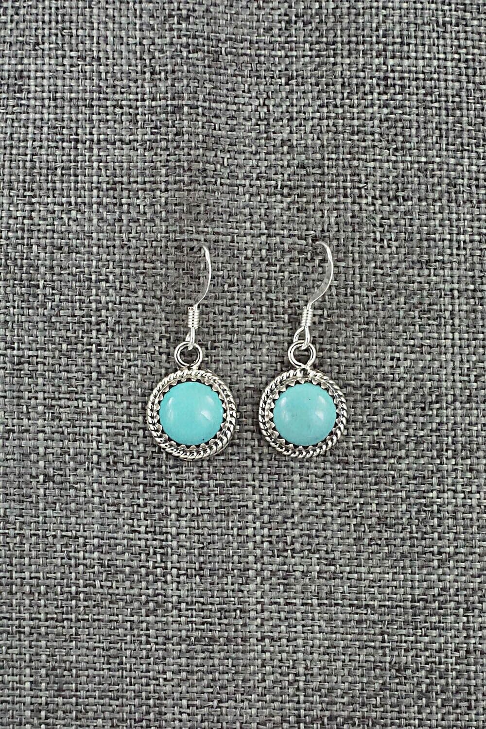 Turquoise & Sterling Silver Earrings - Sharon McCarthy