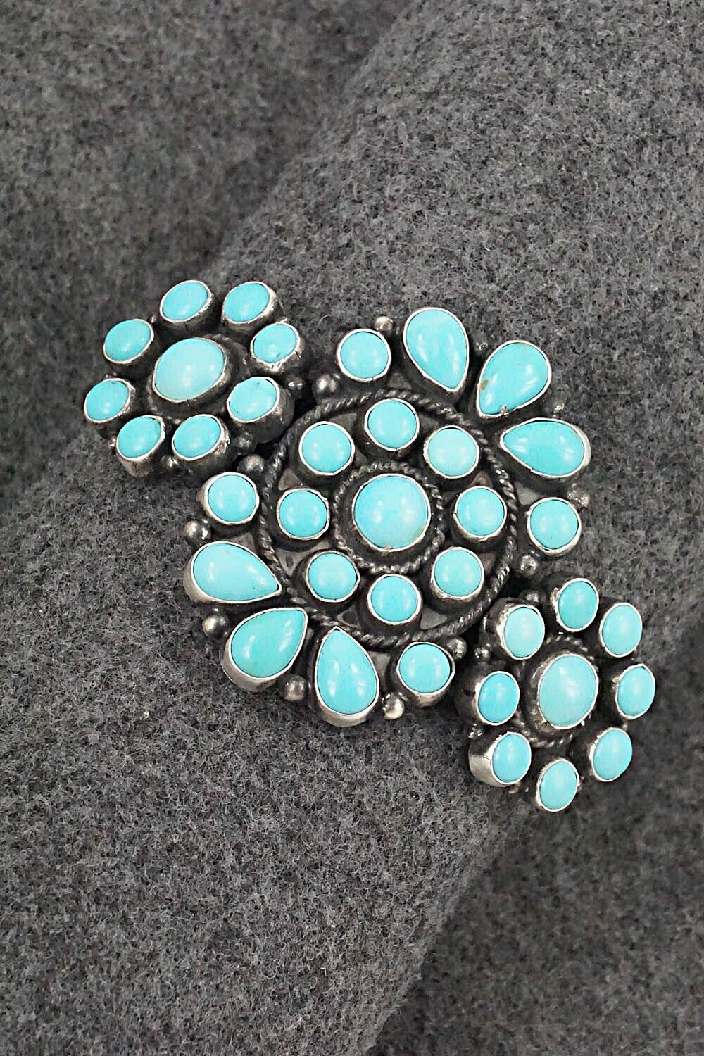 Turquoise & Sterling Silver Bracelet - Devin Brown